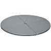 Soozier Pole Dance Mat, 2"T x 5'W Folding Pole Dance Mat for Home, Lightweight and Foldable, Grey