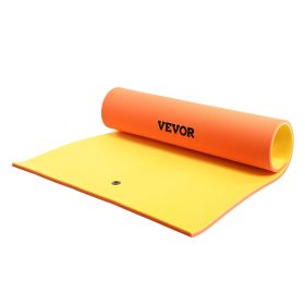 VEVOR Lily Pad Floating Mat, Large 9x6 FT Floating Water Pad, 3-Layer Floating Dock for Adults Kids, 1.3" Thick Tear-Resistant XPE Foam Raft