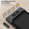 Under Desk Treadmill, Walking Pad, Portable Treadmill with Remote Control LED Display, Walking Jogging Machine for Home Office Use(265 lbs)