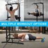 Power Tower Pull Up Bar Workout Dip station for Strength Training, Suitable for Home Gym Fitness