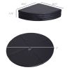 Soozier Pole Dance Mat, 2"T x 5'W Folding Pole Dance Mat for Home, Lightweight and Foldable, Black