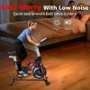 Indoor Exercise Bike Cycling Bike with Comfortable Seat Cushion Black+Red