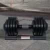 22LBS ADJUSTABLE DUMBBELL STEEL+PLASTIC