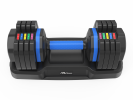 Adjustable Dumbbell - 55lb Single Dumbbell with Anti-Slip Handle, Fast Adjust Weight by Turning Handle with Tray