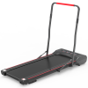 Under Desk Walking Pad Treadmill Foldable with Handlebar Remote Controll, 300 LB Capacity