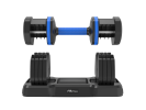 Adjustable Dumbbell - 55lb x2 Dumbbell Set of 2 with Anti-Slip Handle, Fast Adjust Weight by Turning Handle with Tray