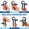 Hand Grip Exerciser Strengthener,Grip Strength Trainer, with Adjustable Resistance 11-132 Lbs (5-60kg), Forearm Strengthener