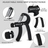 Hand Grip Exerciser Strengthener,Grip Strength Trainer, with Adjustable Resistance 11-132 Lbs (5-60kg), Forearm Strengthener