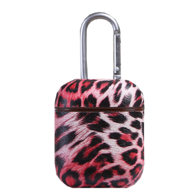 Habitat Air Pod Protective Cover Case In Leopard Print (Color: Pink)