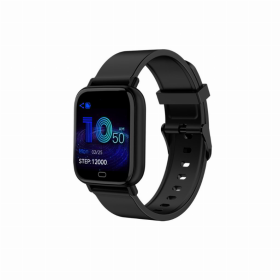 Smart Fit Multi Function Smart Watch Tracker and Monitor (Color: Black)