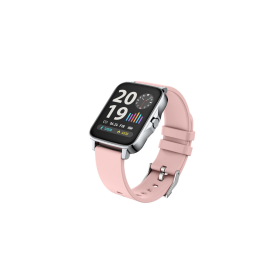 Lifestyle Smart Watch Heart Health Monitor And More (Color: Pink Power)