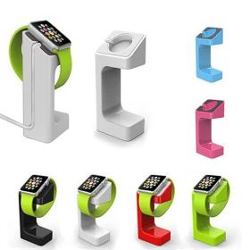 iWatch Charging Dock and Protection Bundle (Color: Lime Green, size: iWatch - 38mm)