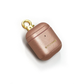 Mixed Metals Air Pod Case (Color: Rose Gold)