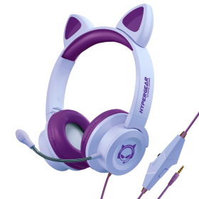 HyperGear Kombat Kitty Gaming Headset (Color: Purple)