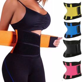 Waist Trainers for Men Women Waist Trimmers Workout Sweat Band Belt for Back Stomach Support (Color: Fuchsia, size: 3XL)