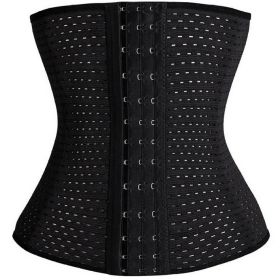 Waist trainer shapers waist trainer corset Slimming Belt Shaper body shaper slimming modeling strap Belt Slimming Corset ssy20 (Color: ssy20hei, size: L)