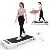 Walking Pad Treadmill Under Desk,Portable Mini Treadmill 265 lbs Capacity with Remote Control,Installation-Free Jogging Machine for Home/Office