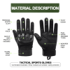 Unisex Airsoft Sports Gloves with Touchscreen Fingertip Capability