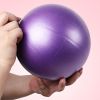 Mini Exercise Pilates Yoga Balls Small Bender For Home Stability Squishy Training Physical Therapy Improves Balance With Inflatable Straw 9.8 Inch