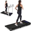 NEW RELEASE 8.10 Walking Pad Under Desk Treadmill for Home Office -2.5HP Walking Treadmill 0.6-4MPH 300LBS Capacity Treadmill for Walking Running Remo