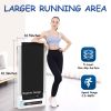 Walking Pad Treadmill Under Desk,Portable Mini Treadmill 265 lbs Capacity with Remote Control,Installation-Free Jogging Machine for Home/Office