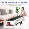 Walking Pad Treadmill Under Desk,Portable Mini Treadmill 265 lbs Capacity with Remote Control,Installation-Free Jogging Machine for Home/Office